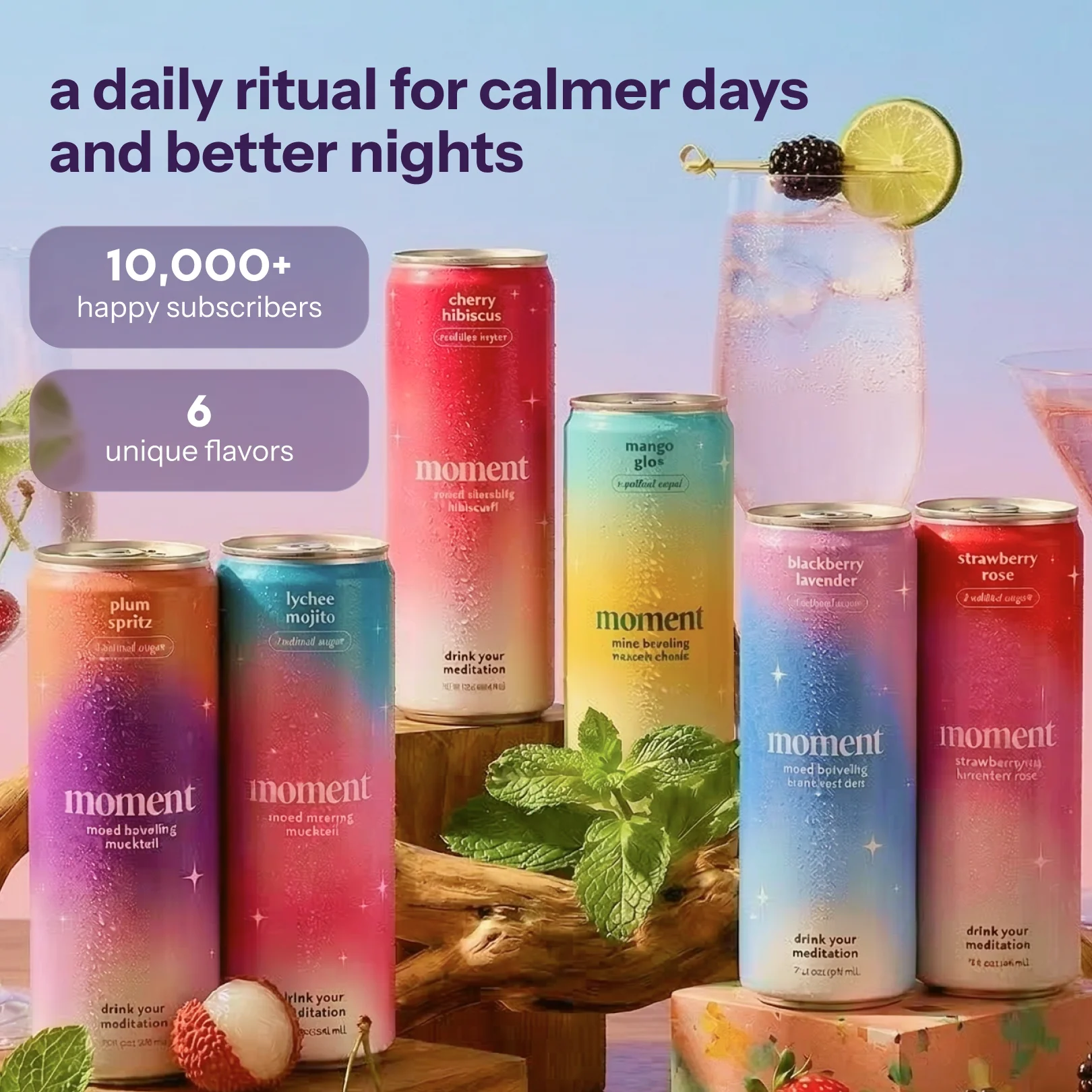 sparkling mood-boost collection - 18 pack